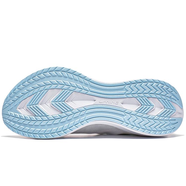 Li Ning Wuyue Cushioning Slip Resistant Abrasion Resistant Breathable Low top Casual Running Shoes Men's White ARST003-1