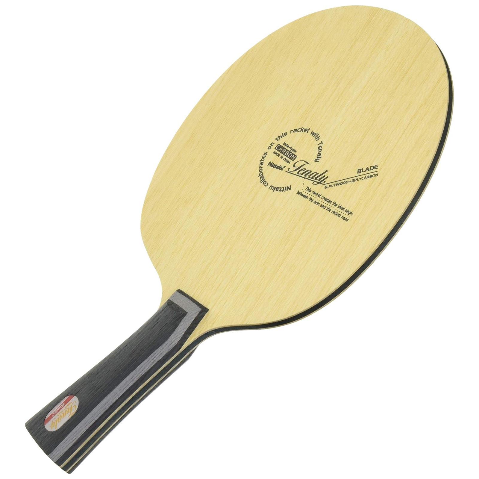 Used New Nittaku Table Tennis Racket Tenary Carbon Shakehand Attack Special Material Included NC-0311
