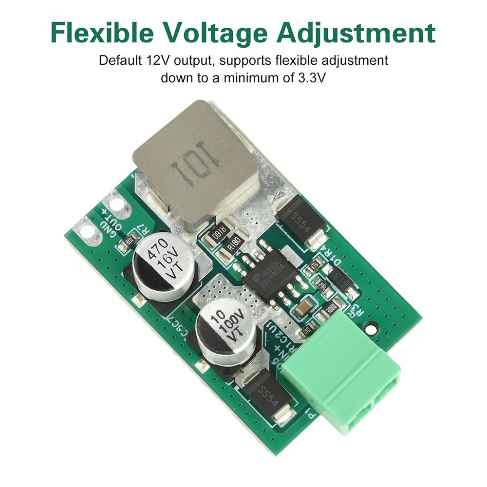 DC-DC Step Down Power Supply Module 8V-90V to 3.3V-12V 2A Voltage Adjustable Buck Converter Volt Regulators for BMS MCU charging