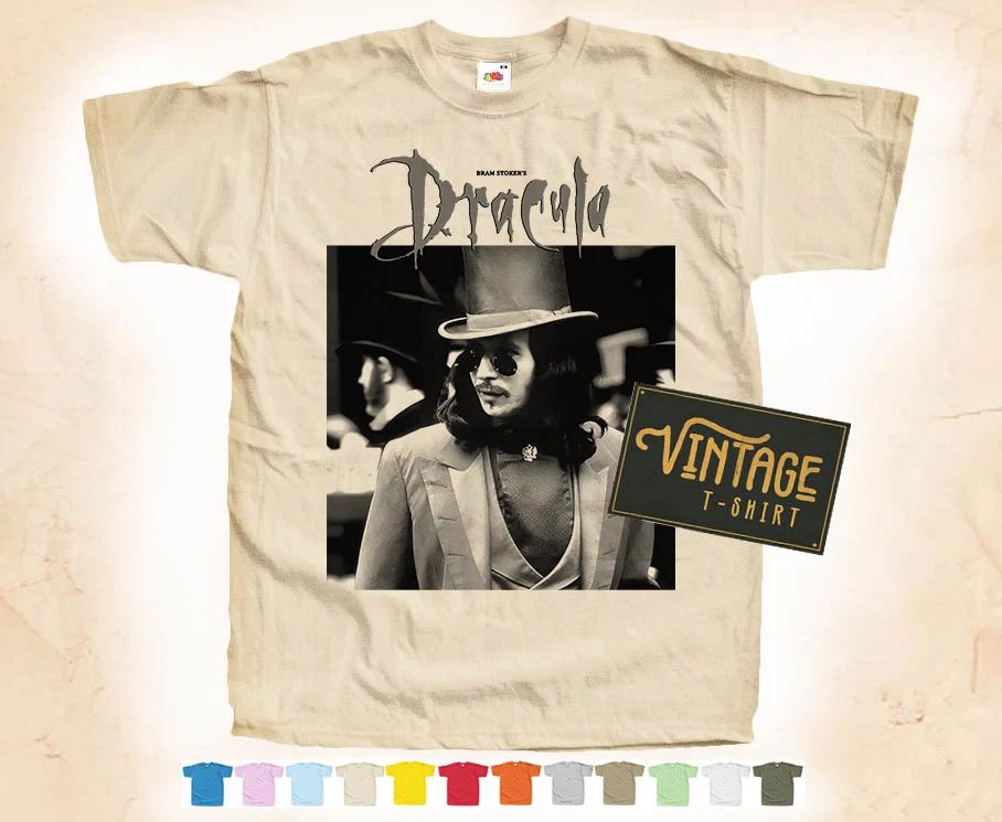 

Black Print DRACULA Bram Sroker s T-SHIRT Tee Vintage Poster 12 Colors S-5XL 2XL