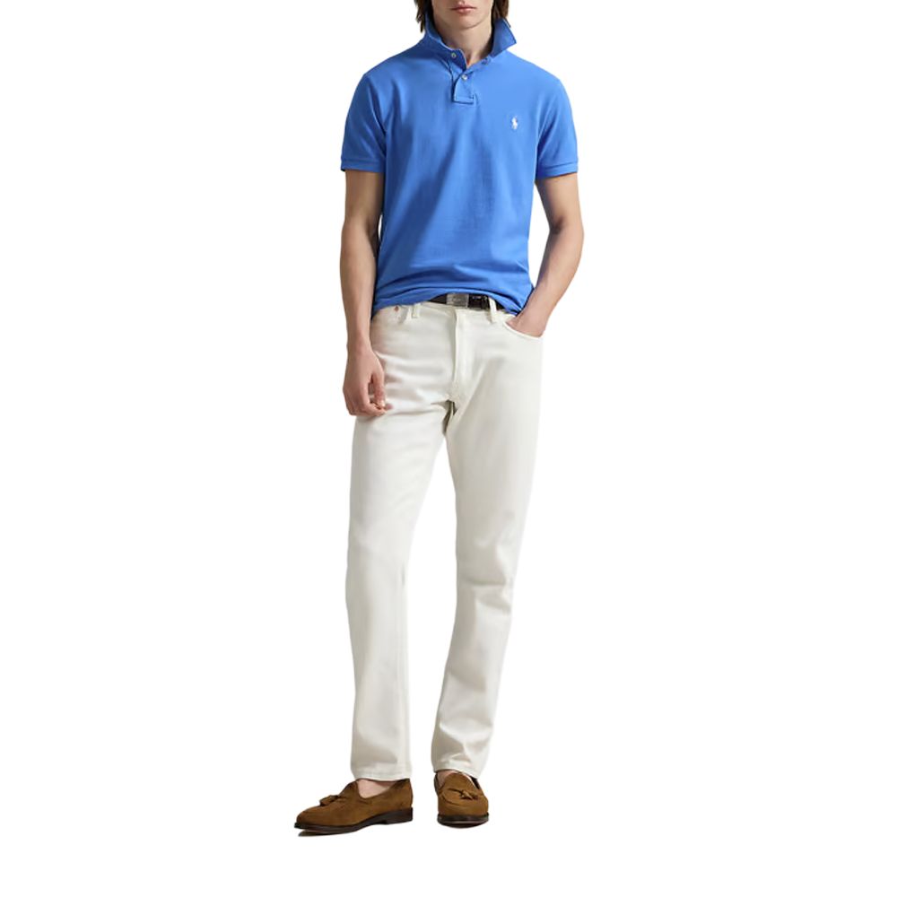 Polo Ralph Lauren Slim Fit Embroidered Polo Shirt Men Tops Blue 710680784-415