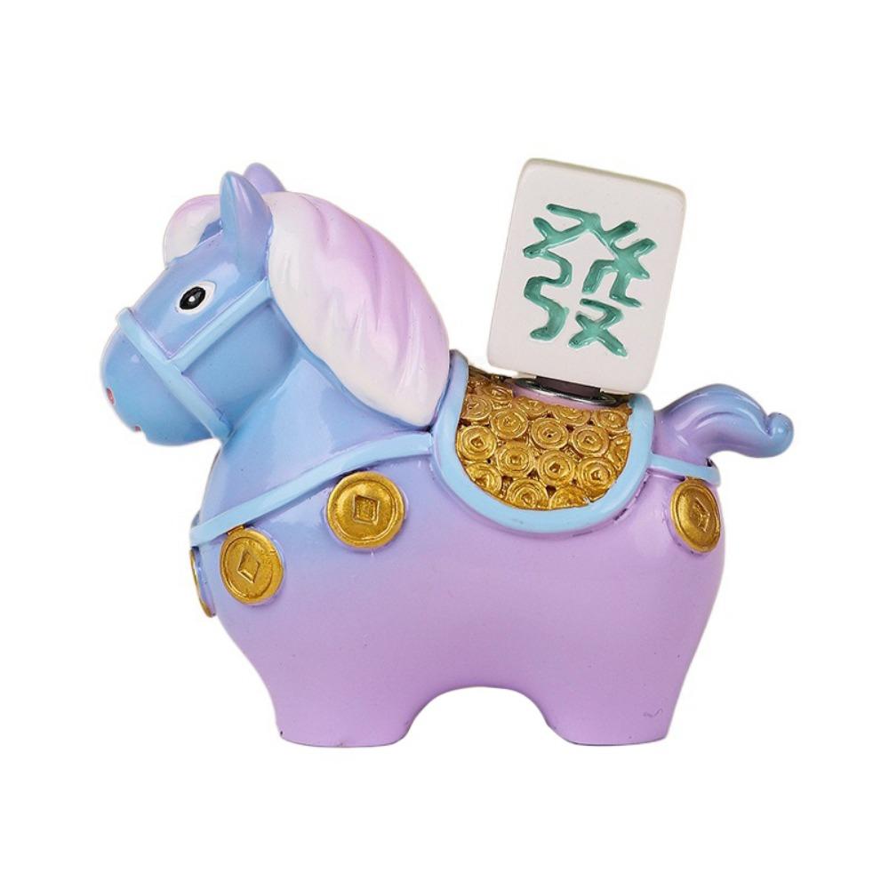 Handcrafted Zodiac Horse Ornaments Kawaii Zodiac Horse Figurines Chinese New Year