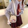 Square Animal Ears Itabag Single Shoulder Crossbody Bag Handbag Women Fashion