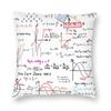 Mathematics Formulas Math Symbol Square Pillowcover Home Decor Science Physics Teacher Gift Cushions Throw Pillow Case for Sofa