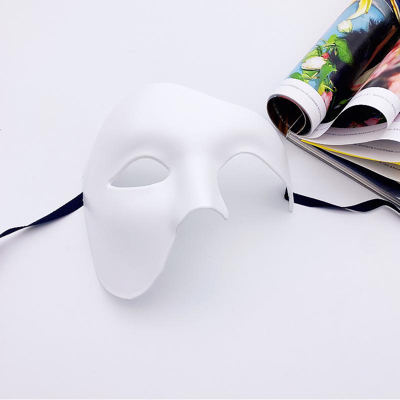 Halloween Costume Party Masquerade Male Masquerade Half Face Adult Phantom Of The Opera Retro Prince One-eyed Mask