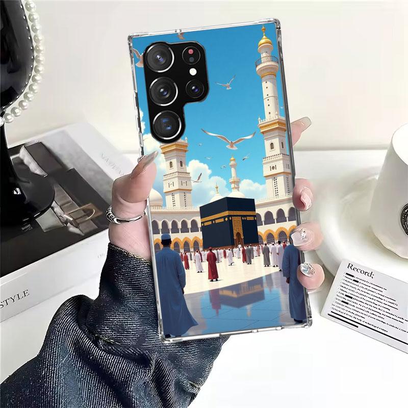 Islam Muslim Mosque For Samsung Galaxy S25 S24 S23 S22 Ultra Phone Case S21 Plus S20 FE S10 + S25Edge Fundas Cover Coque