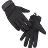 Black Mountaineering Gloves Wear-Resistant Full Finger Gloves Fashion Motorcycle Gloves  Men