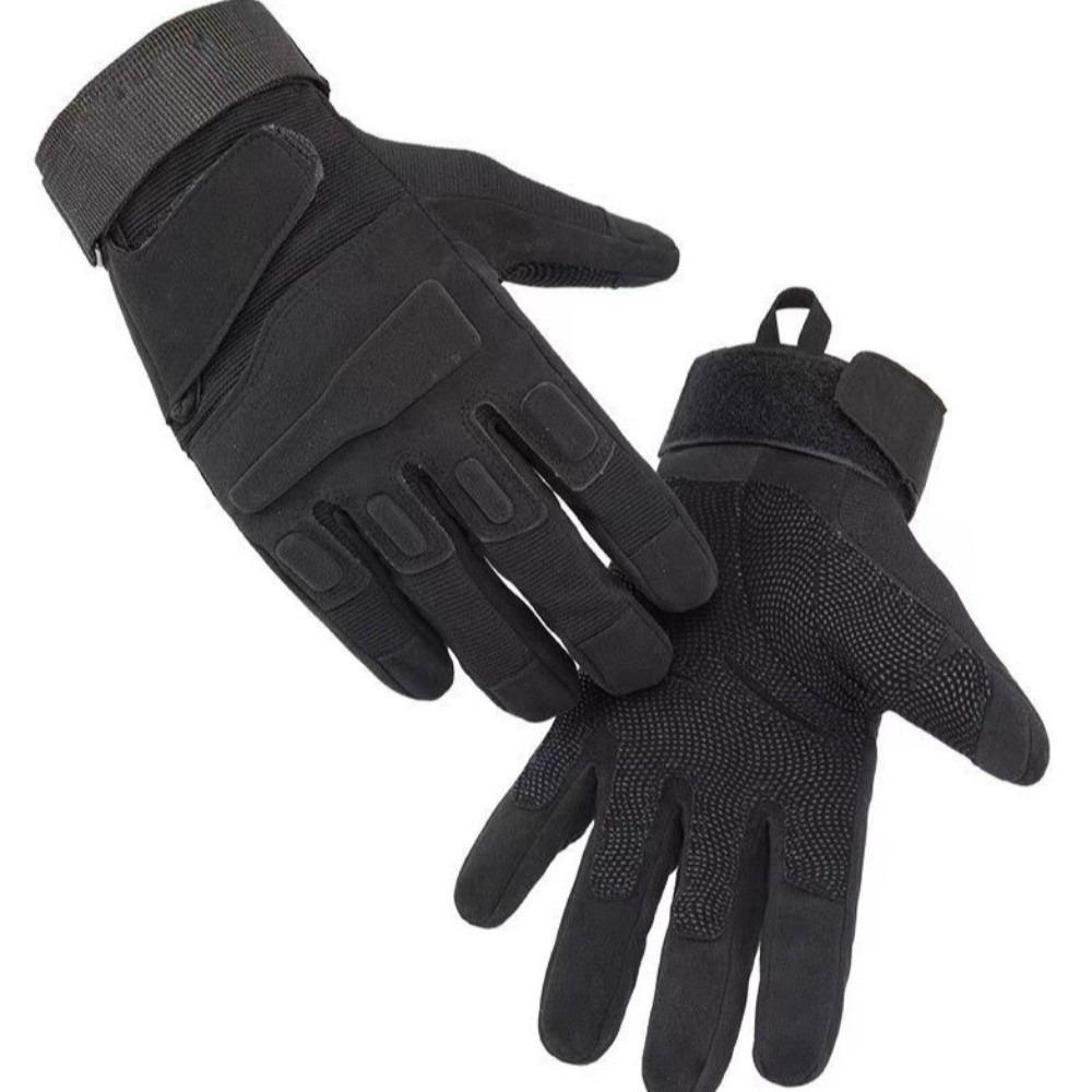 Wear-Resistant Motorcycle Gloves Anti-Slip Full Finger Gloves Retro Mountaineering Gloves  Sports