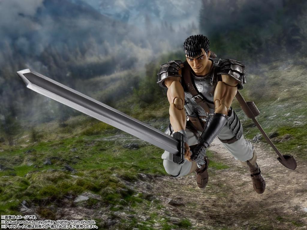 TAMASHII NATIONS S.H.Figuarts Berserk Guts (Band of the Hawk) Approximately 160mm PVC & ABS & Fabric Painted Movable Figure