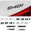 TA01-ABS Lettere Logo Emblema Adesivo per Bagagliaio Posteriore Auto Per BMW Serie 5 520i 523i 525i 528i 530i 535i 540i 545i XDrive E39 E60 E61