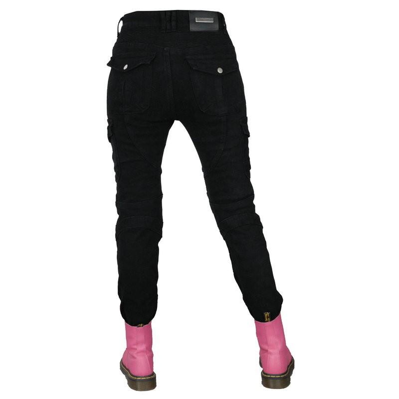 Womens Winter Motorcycle Riding Pants With Padding Protection Cotton Fleece Warm Biker Trousers Cold Weather