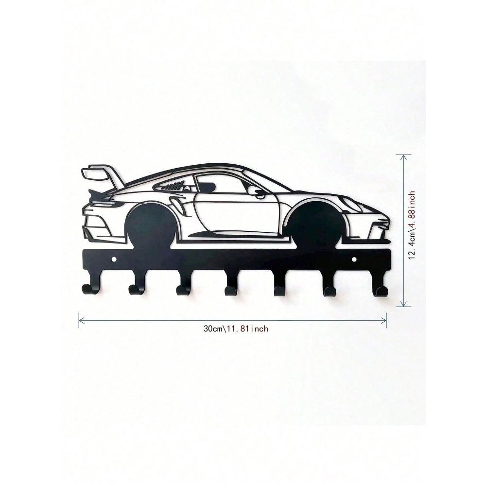 1 PC Metal Key Hanger Wall Decor Christmas Car Style Modern Home Holiday Gift