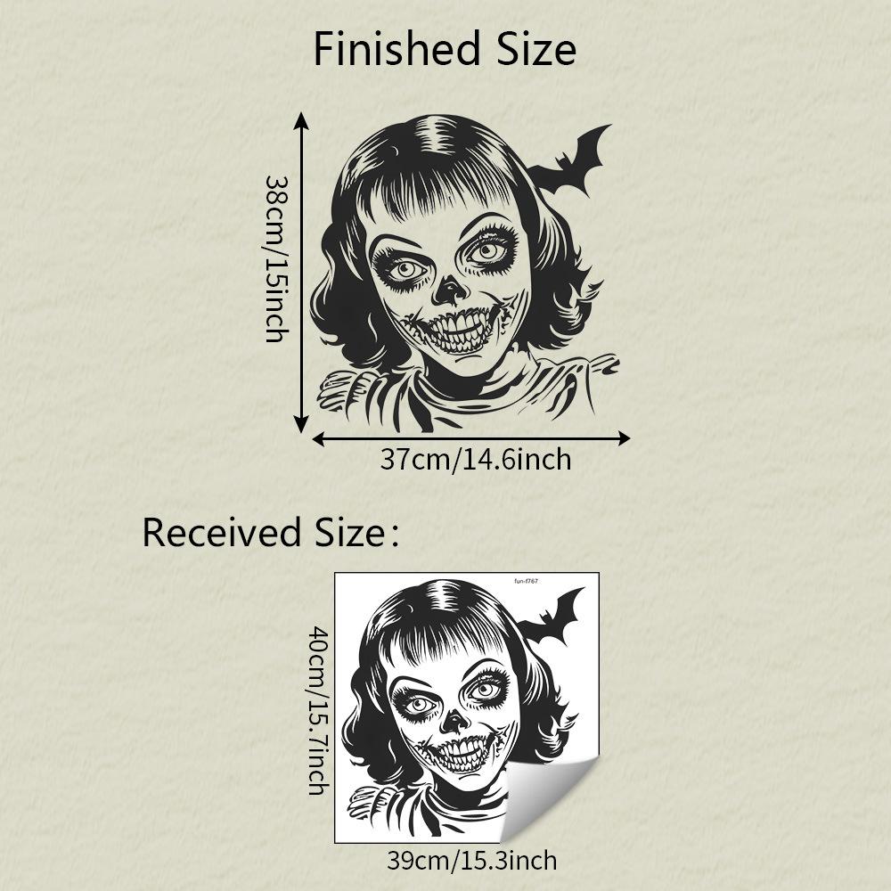 

Хэллоуин Харли Квинн Летучая мышь Балкон Стеклянная витрина Украшение дома Наклейки на окна