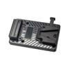 Universal V Lock Mount Plate For Camera LED Lights Quick Release Bracket for Various Photography Equipment Aluminum