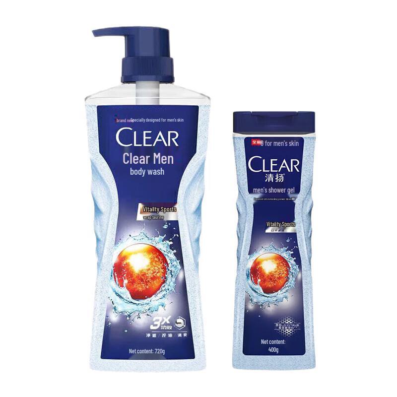 CLEAR Men's Oil Control Active Sport Body Wash