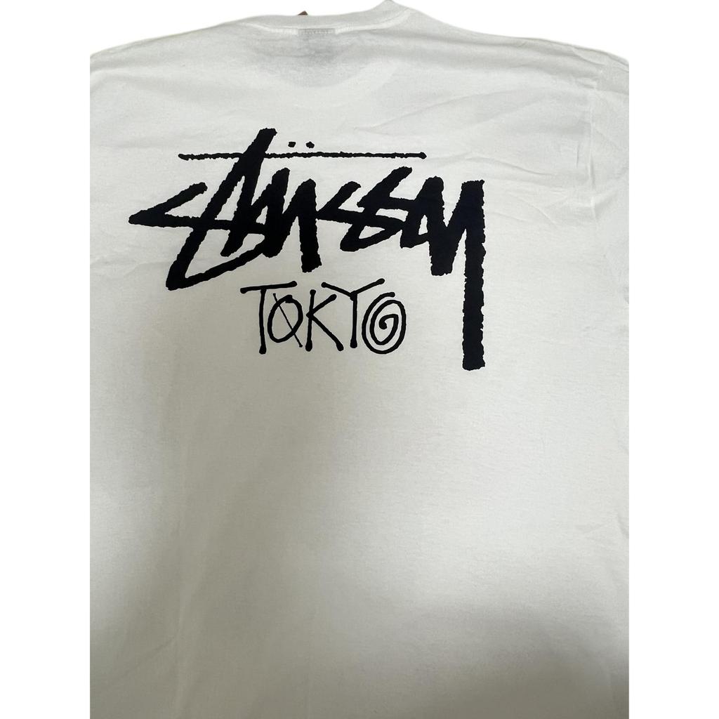 Stussy Lager Tokio T-Shirt Buchstabendruck Rundhalsausschnitt Kurzarm T-Shirt Unisex Oberteile 1235890001069