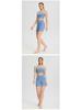 Women's Summer Yoga Set: High-Waisted Butt-Lifting Shorts & Padded Tank Top