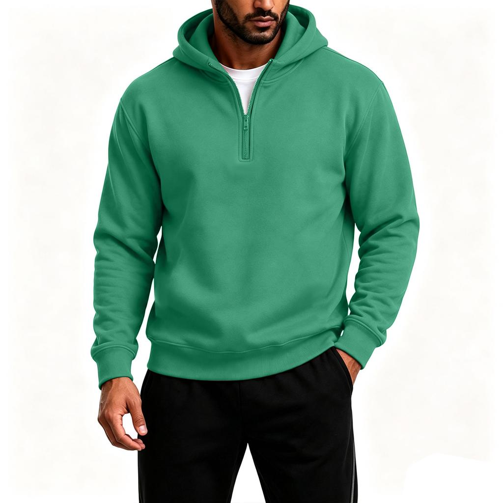 Herren Kapuzenpullover Langarm Pullover Freizeit Farbiger Sweatshirt