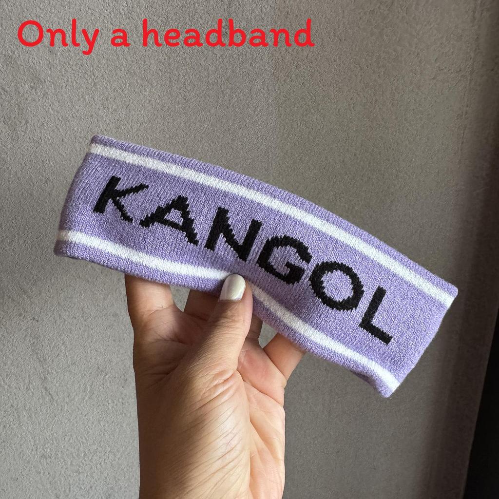 Haarband im koreanischen Stil mit Buchstaben und elastischer Strickfaser für Fitness und Freizeit