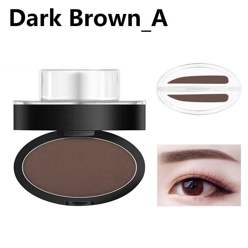 Voděodolné razítko na obočí Natural Shape Eyebrow Powder Razítko Quick Brow Dye Palette Makeup Sup black