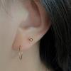 BettyU 14k Gold 1.3cm One-touch Earrings