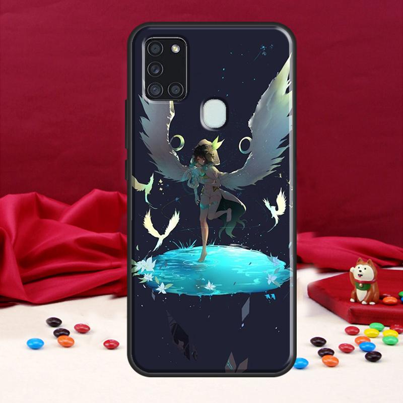 Genshin Impact Venti Case For Samsung Galaxy A34 A54 A14 A53 A13 A51 A71 A50 A12 A22 A32 A52 A72 Phone Cover