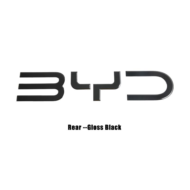 

Front Badge Letter Sticker Black Logo For BYD Shark 6 Decorative Sticker 3D Sticker Cover Accessories Tools