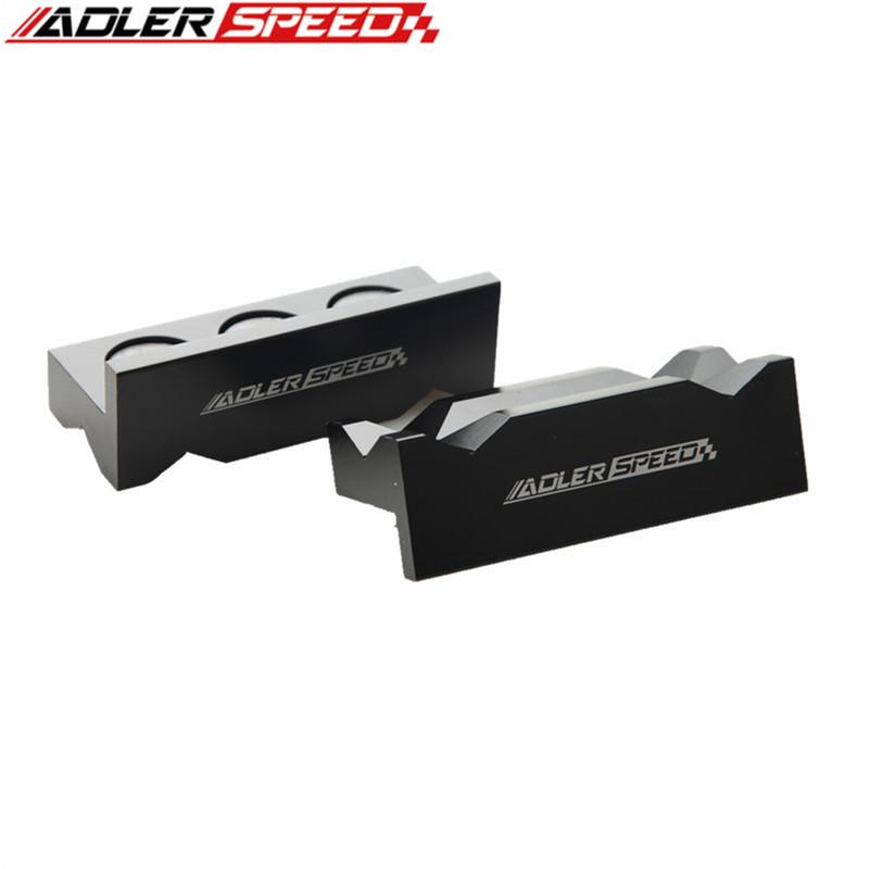 Тиски ADLERSPEED Мягкие губки Алюминиевые Магнитные Для шланговых фитингов AN Черный
