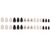 Nail Patch White Polka Dot False Nail Bow Removable Nail Wear Nail Nail Patch Drill 30 Pieces