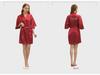 Summer Bride Wedding Nightgown Cardigan, Thin Five-Point Sleeve, Solid Color Morning Gown