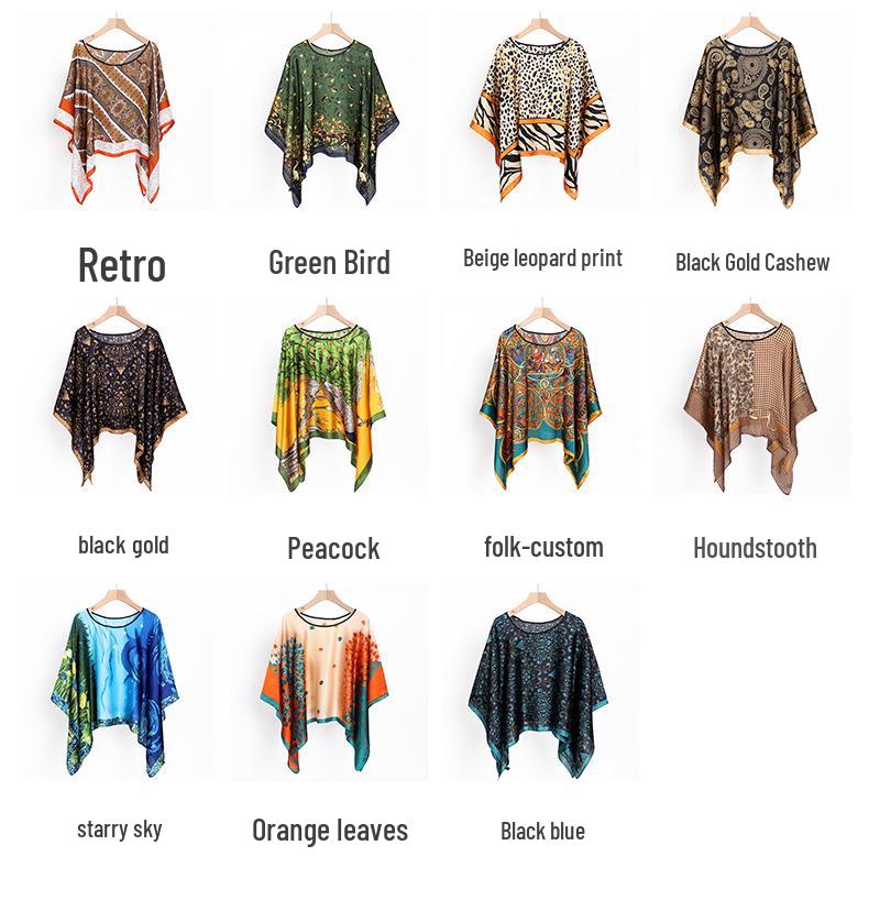 Summer Lightweight Sun Protection Totem Scarf for Seaside Vacations