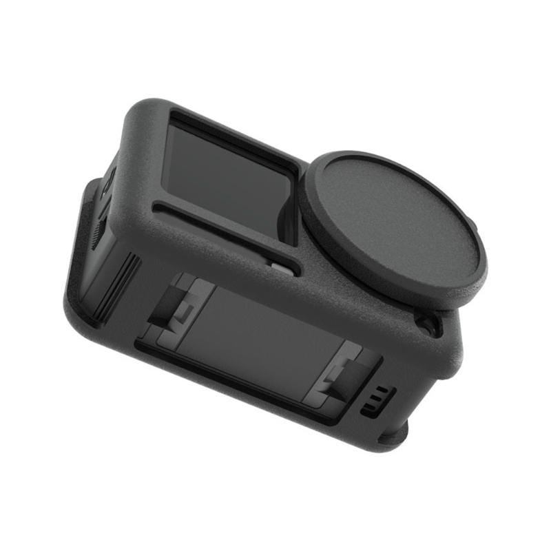 Precise Fitted Silicone Protective Cover for Action 6 Cameras Shell Shock Resistance Cooling Efficiency Lanyard