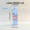 1PC Soft Pink Sixty Seven Number Print 750ml Color Plastic Sports Water Bottle Leakproof Flip Straw Lid Suitable for Sports Office Home Use