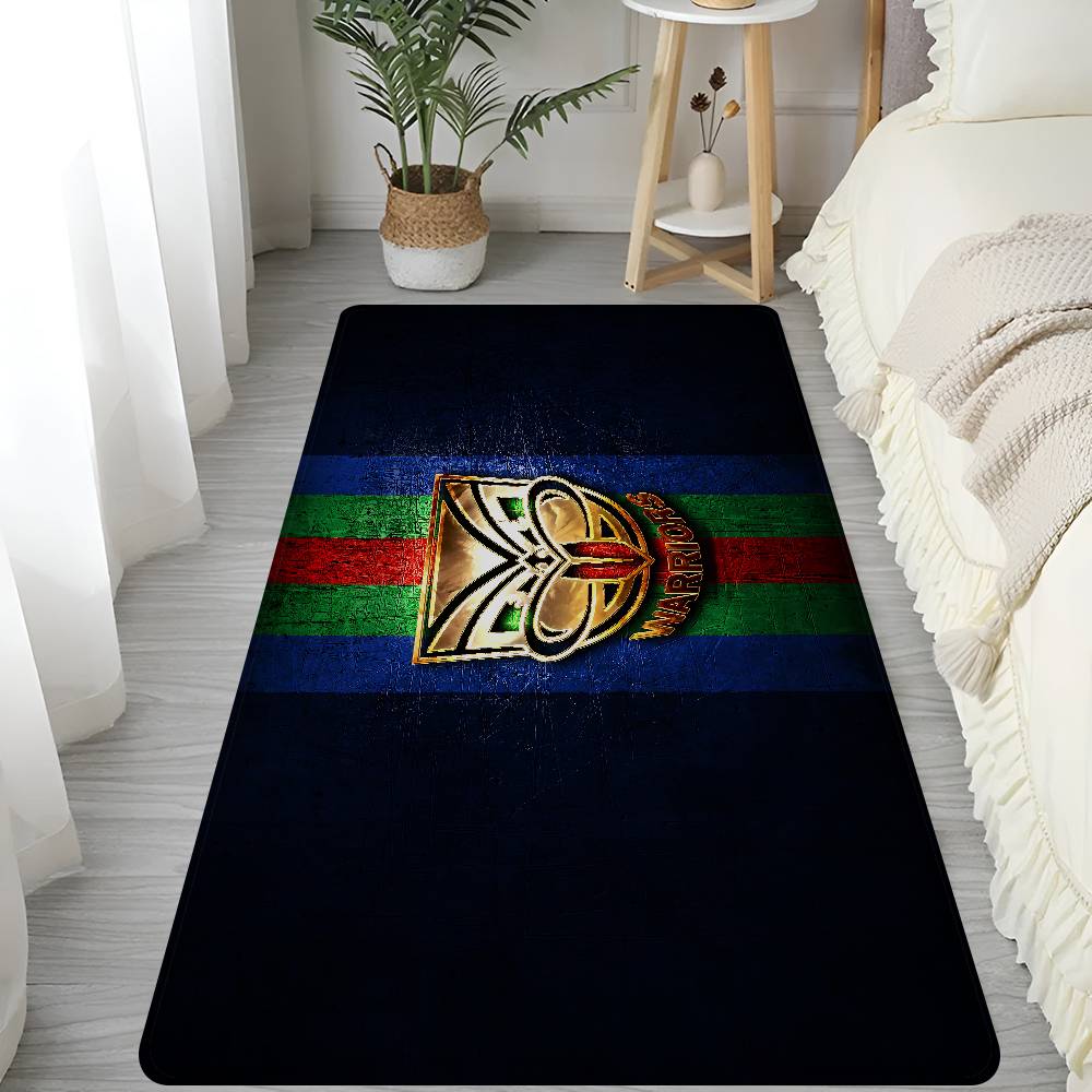 New Zealand Auckland Warriors Entrance Door Mat Washable Non-Slip Living Room Sofa Chairs Area Mat Kitchen Welcome Doormat