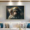 Affe Astronaut Bild Moderne Fantasie Wand Leinwand Kunstdruck Tier Universum Raum Poster für Wohnzimmer Home Decor Cuadros