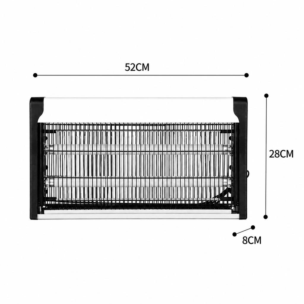 Lampada Elettrica Uccidi Zanzare con Luce UV Insetticida Trappola per Mosche e Falene per Casa, Patio e Garage 20W 30W 40W Repellente per Mosche