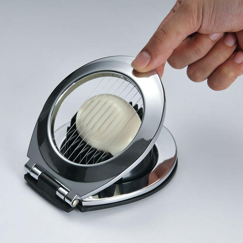 Egg Slicer Multipurpose 304 Stainless Steel Wire For Hard Boiled Eggs Egg Cutter Heavy Duty Slicer For Strawberry Fruit