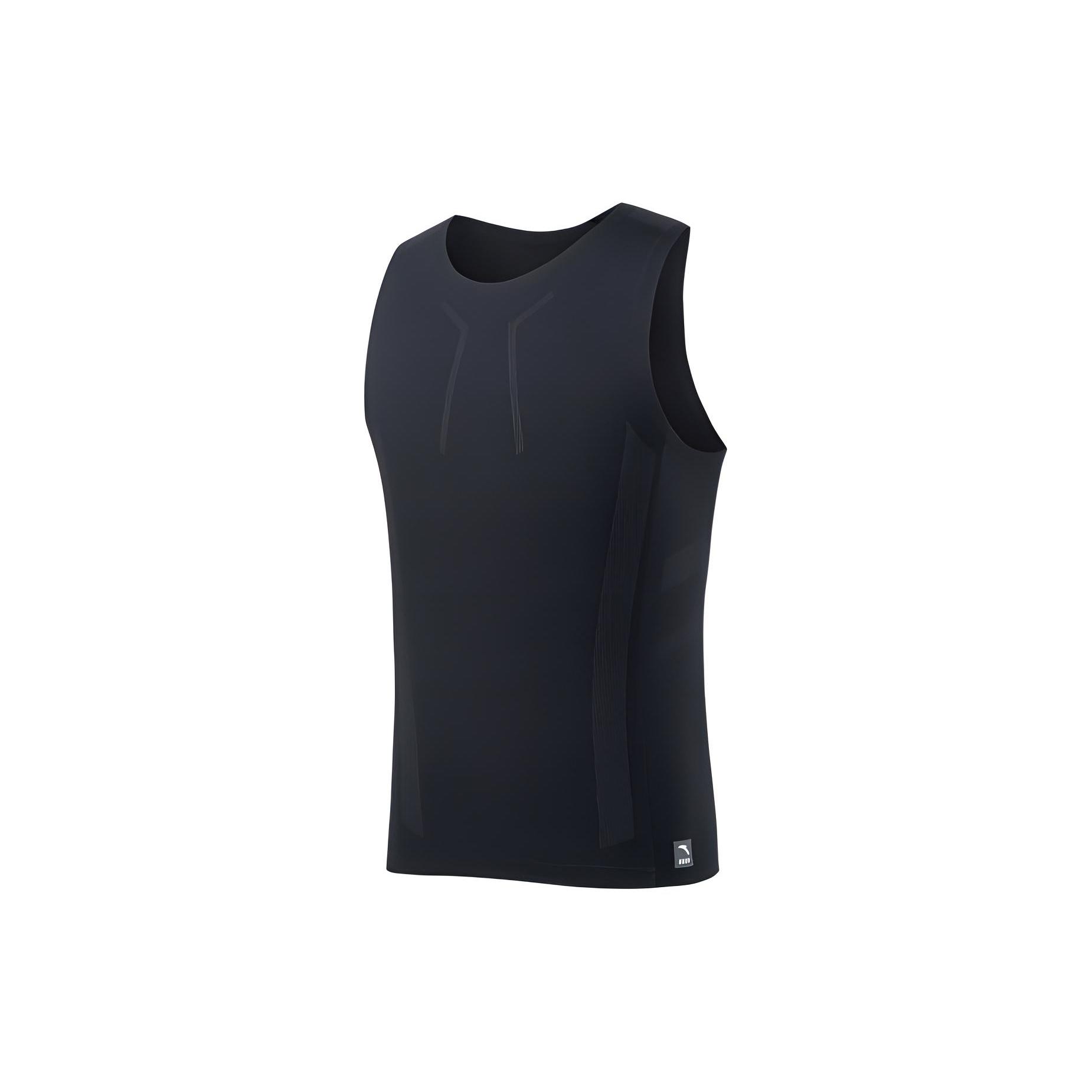 ANTA Tank Tops Men s Black Crew Neck Thin Other 152230101-3 M