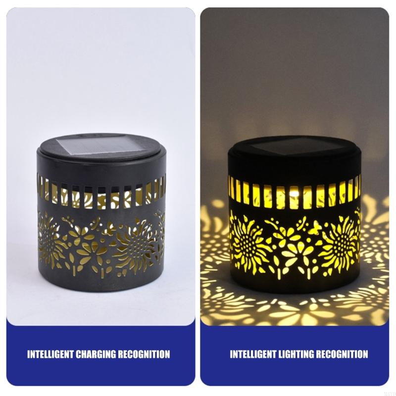 Outdoor Flower Solar Lamp Garden Decoration Waterproof Outdoor Solar Landscape Lights for Patio Yard Pathway M4YD