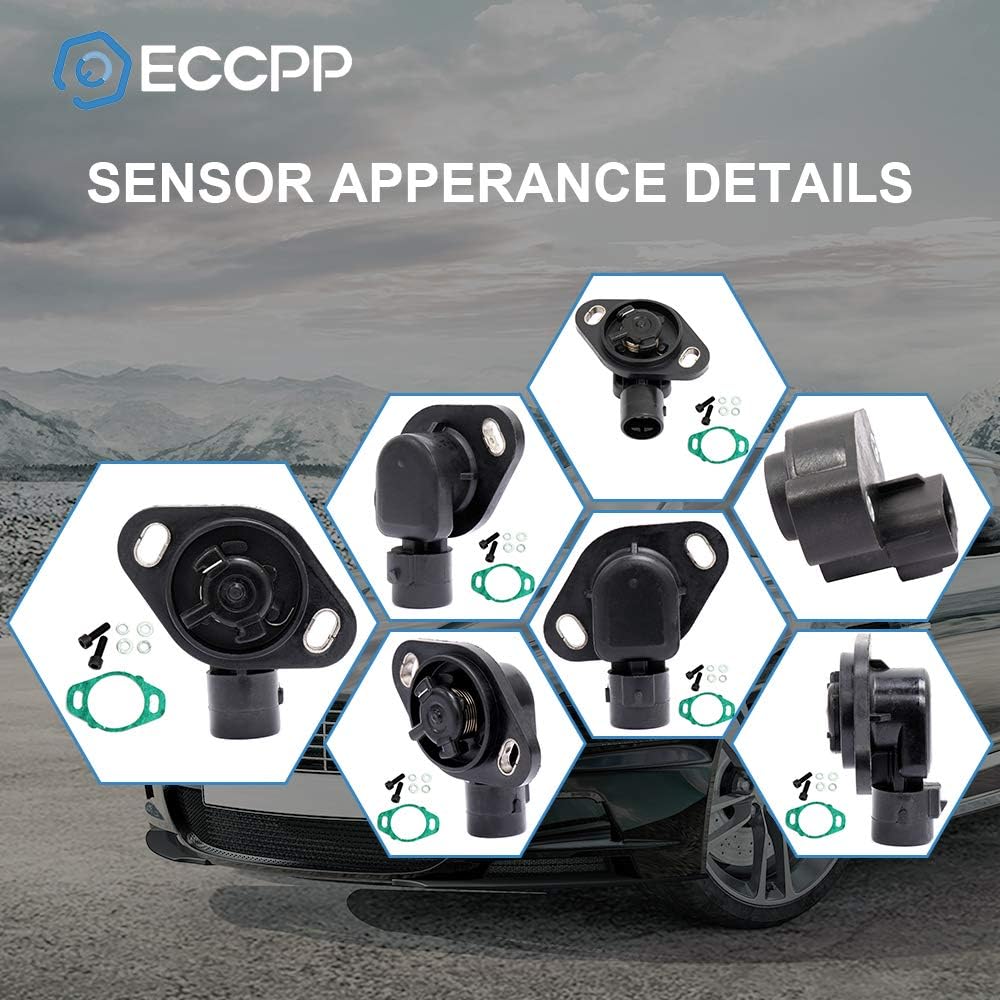 ECCPP Throttle Position Sensor Switch 911-753,Fit for Acura Integra, for Honda Accord Civic del Sol for Honda CR-V, for Honda CRX for Honda