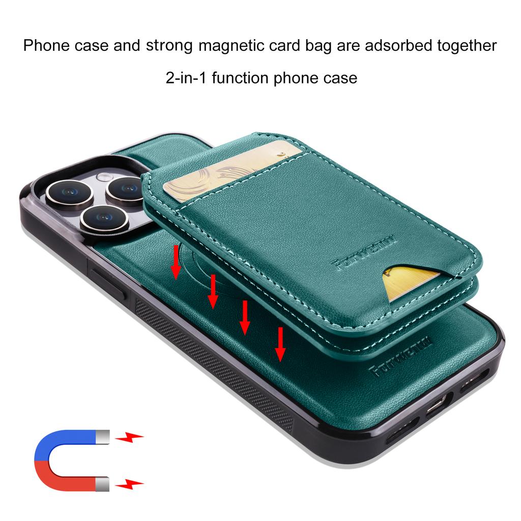 Leather Wallet Phone Case for iPhone 17 Air 16 Pro 15 14 13 16E 12 11 XR XS Max 7 8 Plus SE Magnetic MagSafe Wireless Charging
