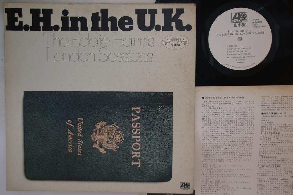 LP Record EDDIE HARRIS - E.h. In The U.k. P8430APROMO ATLANTIC 1974 Japan Jazz Used
