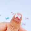 100Pcs New Cute Mini 7*10mm Small Bowknot Series Resin Flatback Cabochon Scrapbook Kawaii Embellishments Accessories