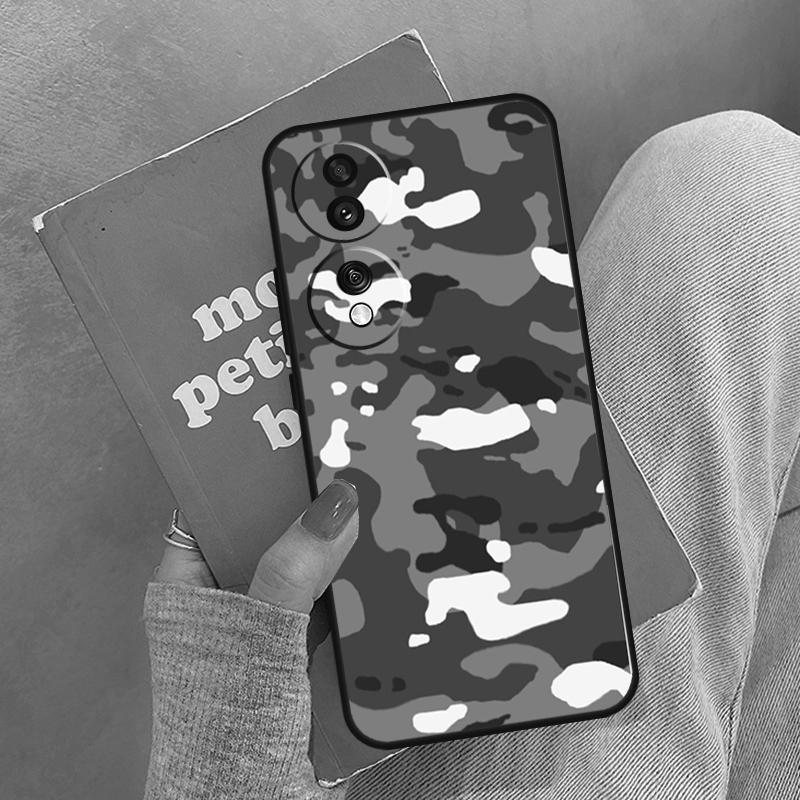 Camouflage Army Case For Honor Magic 8 5 6 7 Pro Cover For Honor 400 200 Lite 50 70 90 X8a X8b X9a X9b X9c