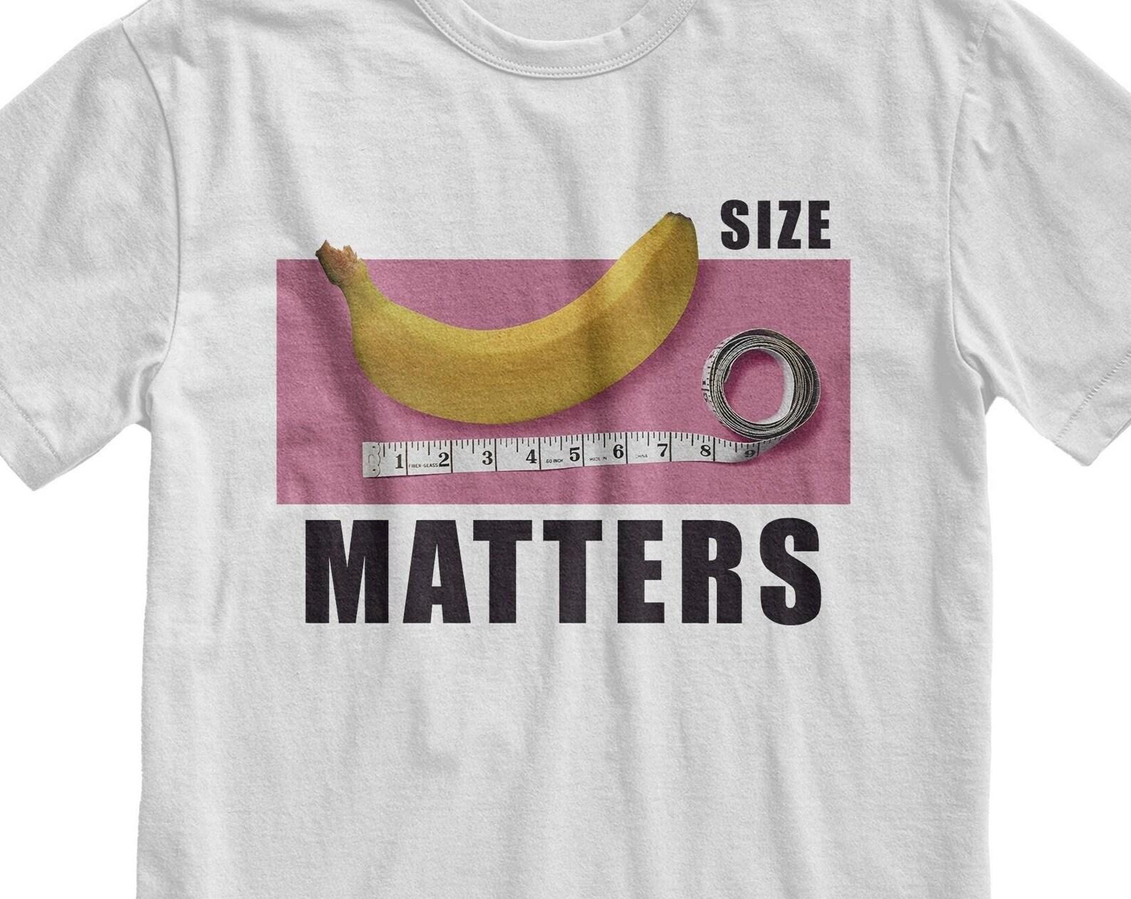 Size Matters T-Shirt: Funny Sarcastic Meme Tee 2XL