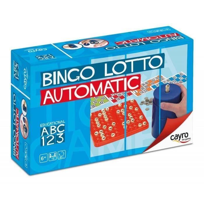 Jeu de société - cayro - bingo automatique - azul y naranja - intérieur - 2 joueurs ou plus