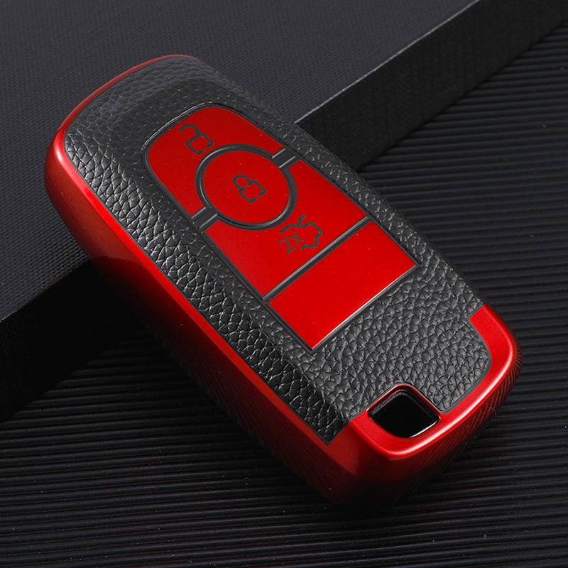 Premium Ford Key Case: Fits Edge, Explorer, Evos, Mondeo Models for Men and Women