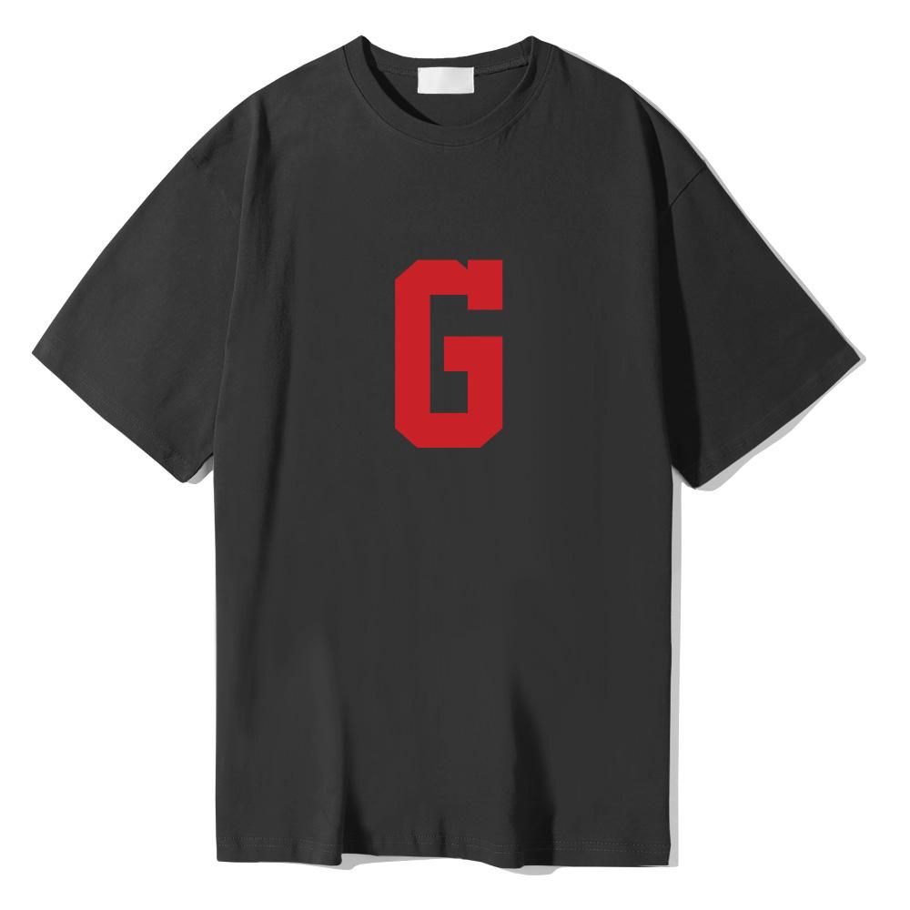 Yda G Big Logo Oversized Short Sleeve T-Shirt_Ltss012Bk Black/M