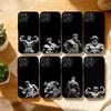 Greek Mythology Statue Fitness GYM Phone Case For iPhone17,16,15,14,13,12,Plus,Pro Max, 5G Others Soft Black Cover