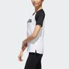 Adidas Neo Logo Color Block Round Neck Short Sleeve T-Shirt Women T-Shirt White GJ7920